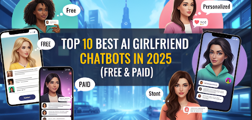 Top 10 Best AI Girlfriend Chatbots in 2025 (Free & Paid)
